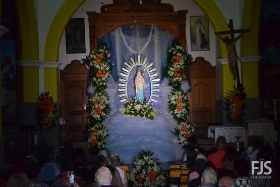 Bajada de la Virgen de las Nieves y encuentro folclórico Anzar en Lomo Magullo (Foto Francisco Javier Santana)